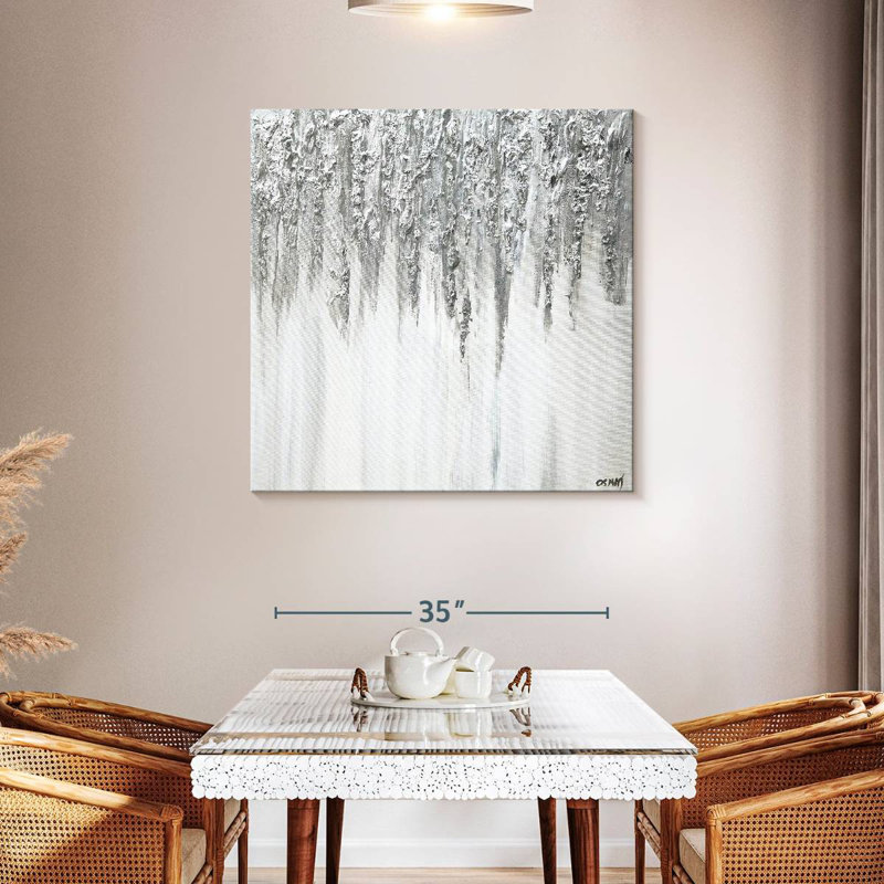 Avery Silver Drops Of Jupiter, 39" H x 39" W