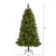 Arbre de Noël vert pin artificiel en cachemire avec lumières DEL-1428546911