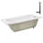 60'' x 32'' Acrylic Soaking Drop-In Bathtub, Drain Included-97545292