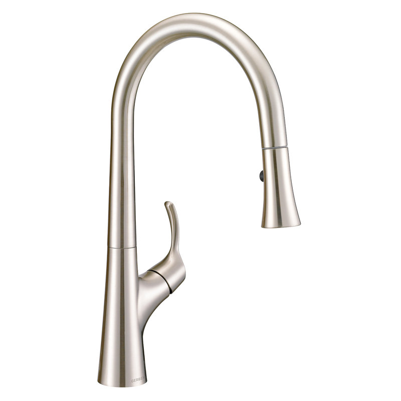 Antioch Pull Down Single Handle Kitchen Faucet, Stainless Steel