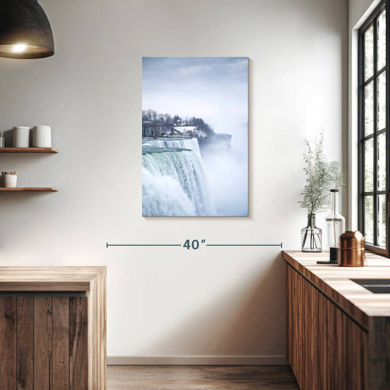 Alvord, Chutes du Niagara, hiver, H 36 po x l 24 po