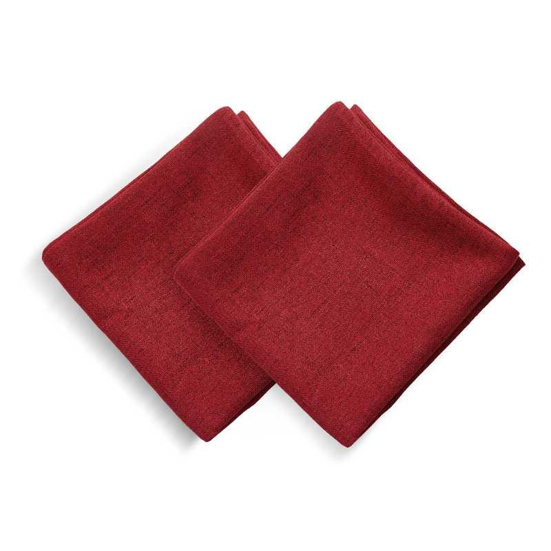 Cynne Square Throw Pillow Cover, 60cm H x 60cm W x 1cm D, Red