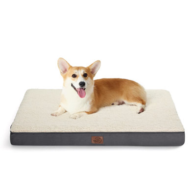 Bedsure XL Orthopedic Dog Bed - Waterproof Egg Crate Foam Pet Bed with Removable Washable Cover