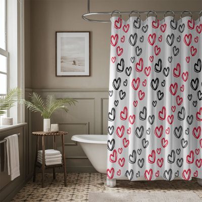 Valentine's Vignettes - 1 Piece Standard Shower Curtain