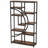 68.89"Height Industrial 5-Tier Rustic Brown & Black Corner Etagere Bookshelf-951753430