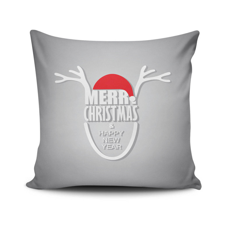Danita Decorative Cushion, 17.0 x 17.0 Inches, 50% Cotton / 50% Polyester, Machine Washable, Ironable, Silicone Filling, Concealed Zip Closure | Soft & Stylish Throw Pillow for Living Room, Bedroom, & Office Décor