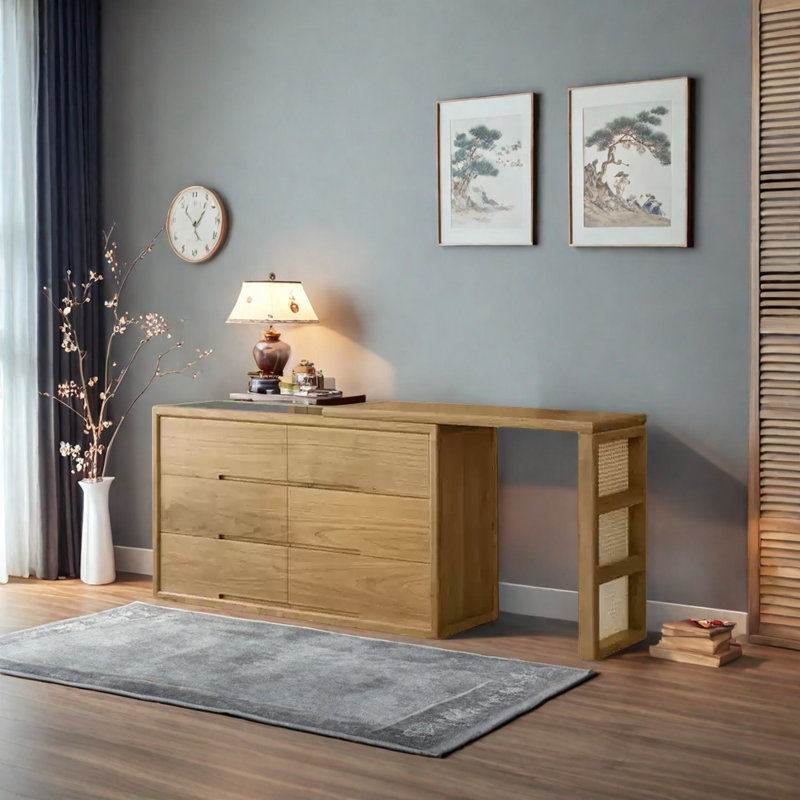 Commode rétro vintage, Brun