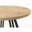Ensemble de table de salle à manger ronde 47 "avec chaises rembourrées Tate