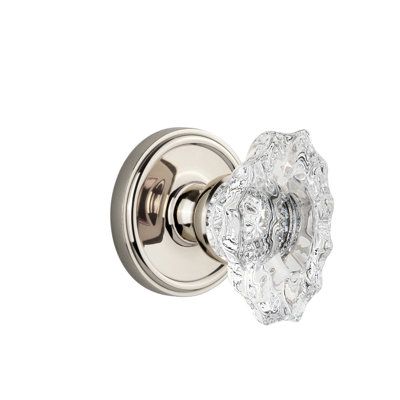 Mannequin simple avec poignée en cristal Biarritz Grandeur Georgetown Rosette