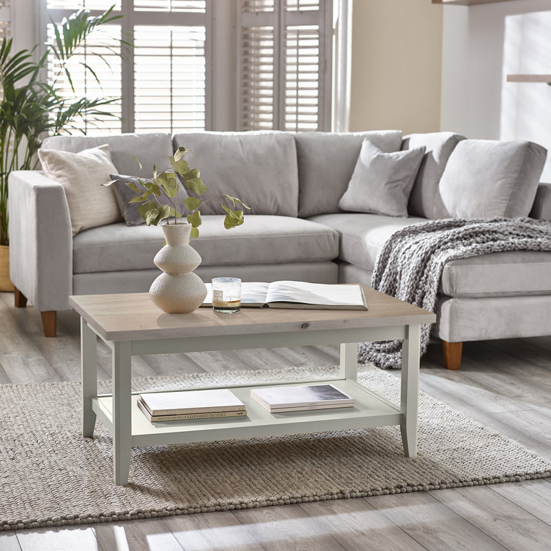 Eden Coffee Table Oak Cream, Whitewash