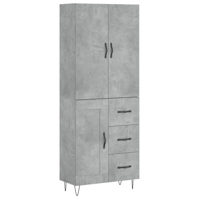 Williamsport 69.5cm Sideboard, Concrete Grey
