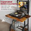 Manufactured Wood,Metal 144cm H Media Shelves-985049360