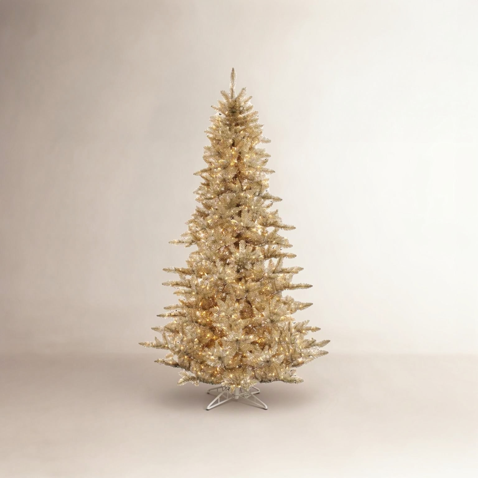Champagne Fir 12' Pre-Lit Fir Christmas Tree, 9'