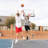 Lifetime Mammoth 54" Height Adjustable Bolt Down Basketball Hoop (Tempered Glass Backboard)