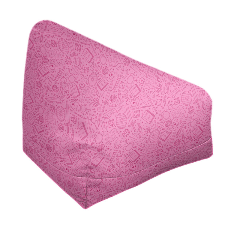 Sac de pois Leffel, H 86 po x L 27 po x P 43 po, Rembourrage poly, Rose