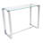 Velella 100cm Glass Top Console Table