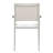 Aynura Modern Patio Dining Set for 6 with Stackable Chairs, Umbrella Hole Table, Rust-Resistant Frame and Rectangular Outdoor Table