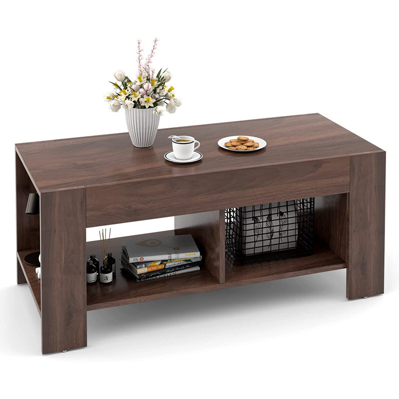 Barrie Coffee Table with Storage, Brown