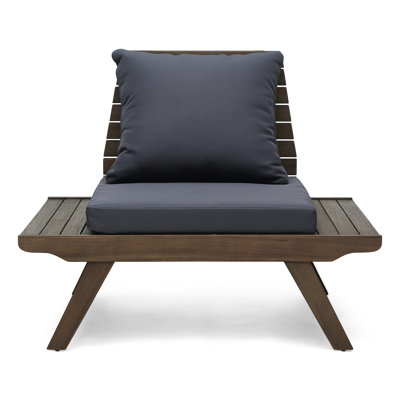 Dark Grey Furniture With Cushions And Extra Seat Space - Outdoor Waterproof Expanded Area