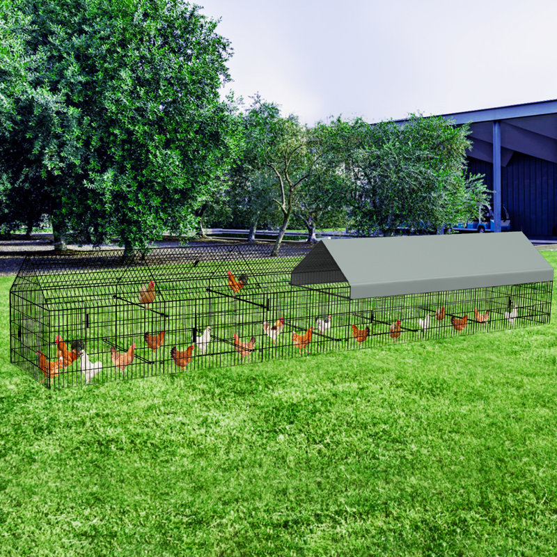 Norberto 252" x 42" x 44" Large Chicken Coop Pet Playpen Exercise Pen Rabbit Duck Chicken Run