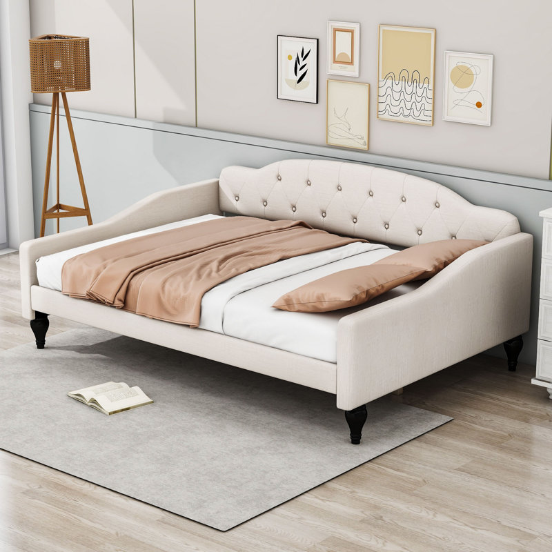 Upholstered Linen Blend Daybed