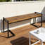 BANC EN BOIS ET MÉTAL-105469210