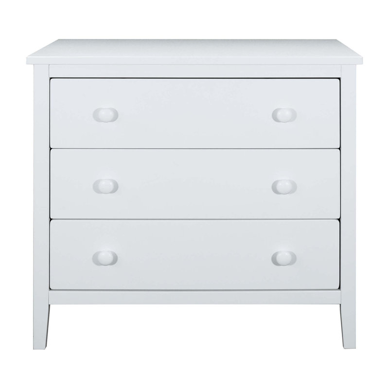 Commode 3 tiroirs Kenslea, Blanc