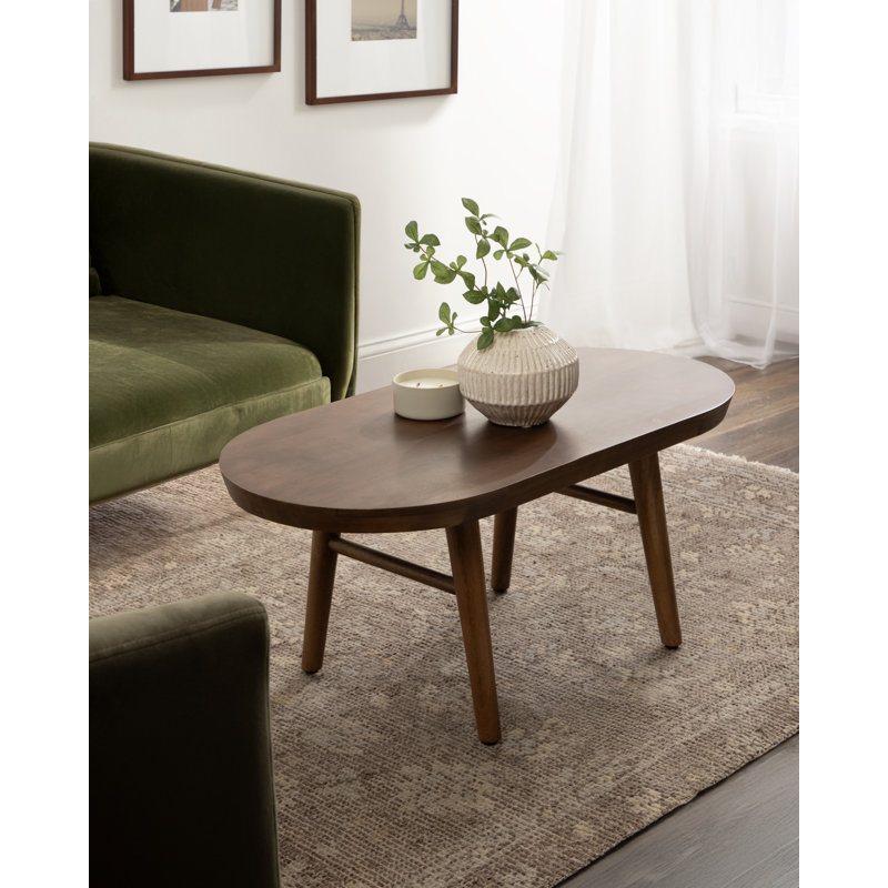 Table basse de salon Berenike, Noyer brun