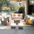 45" Propane Gas Fire Pit Table