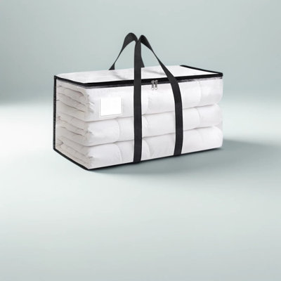 Heavy Duty Clear Moving Bags With Zipper, 4-Pack Extra Thick Transparent Storage Bags, Waterproof Packing Boxes For Moving, Camping, Home Organization (76L/20 Gallon Capacity)