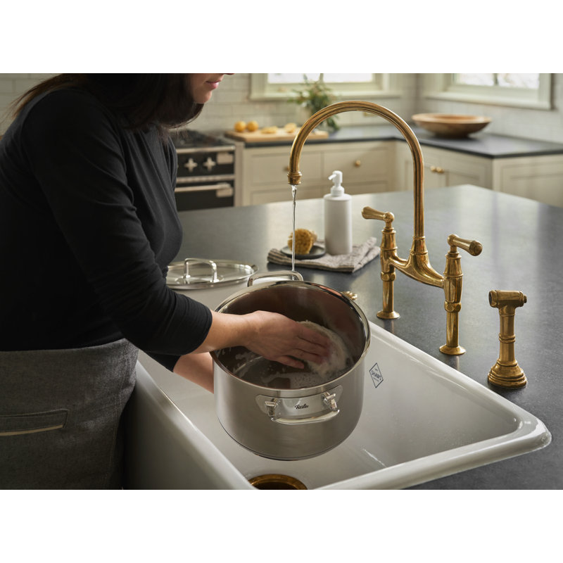 Original-Profi Collection® Tall Stainless Steel Stock Pot With Lid, 5.5 qt.