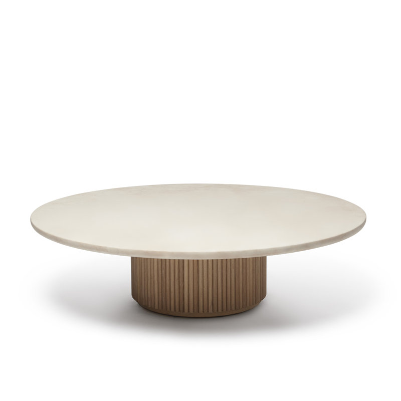 Laurel Round Cocktail - Honey, 16" H x 60" L x 60" W