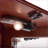 Cabinets, Traditional Corner Curio with Lights, Mirrored Back, Cherry Engineered Wood | Traditional | Corner