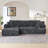 L-shape Luxury Sectional Oversized Sofa,mnimalist Design,comfy Sleeper Couch For Living Room,apartment&reception Spaces-1816645723-1816645720