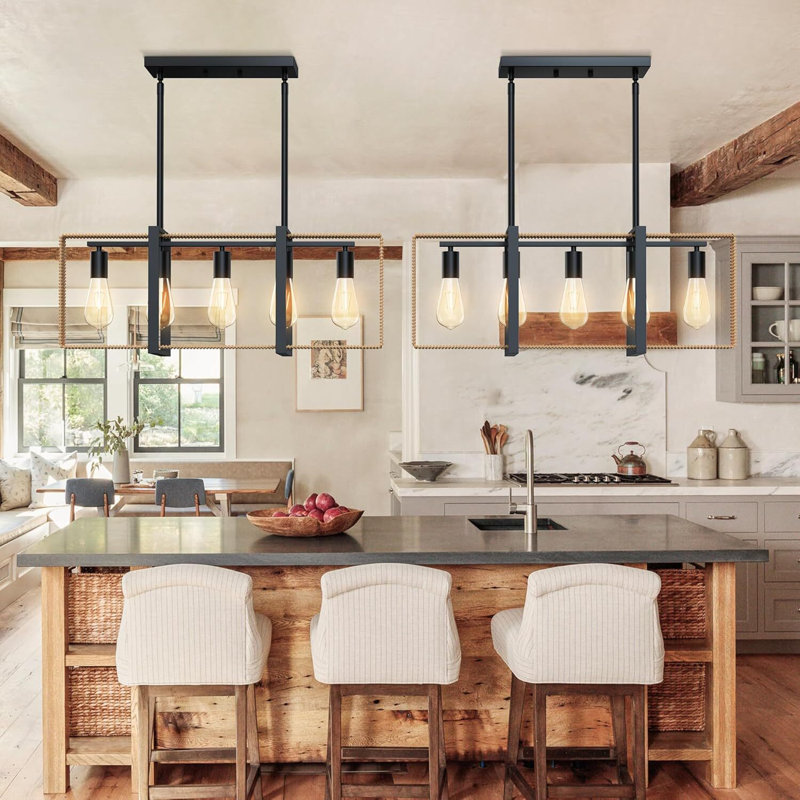 Kitchen Island Light, 5-Light Adjustable