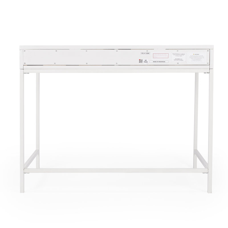 Belka Desk with Drawers, White