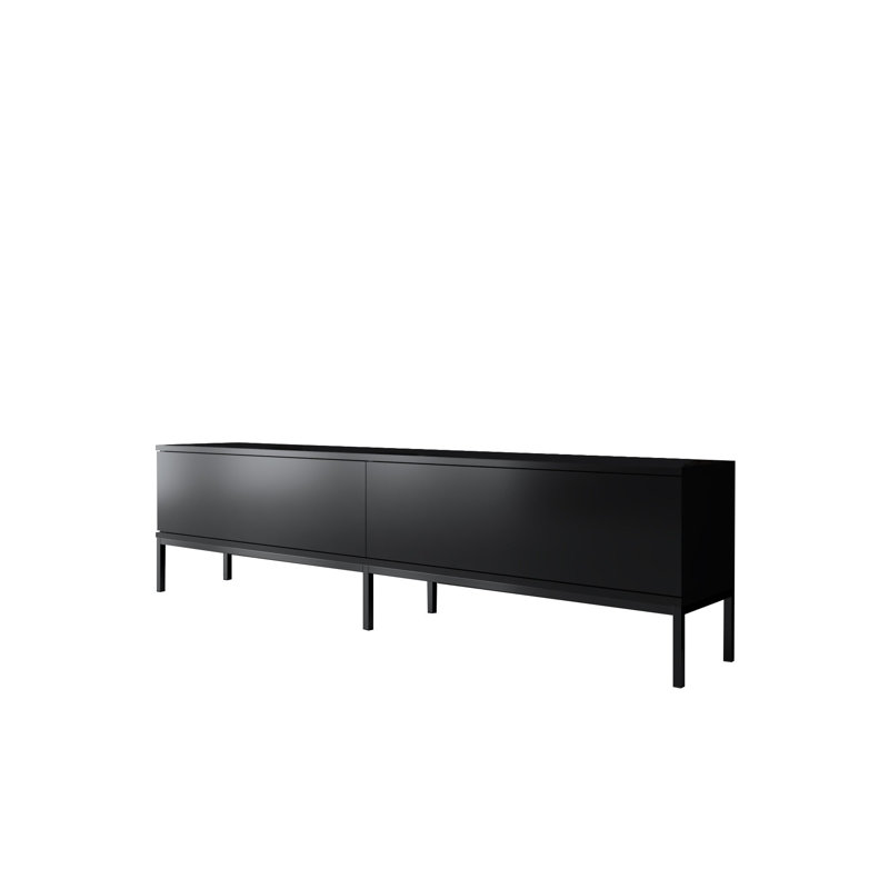Harveysburg Unfinished TV Stand for TVs up to 70", Black