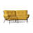 Terrace 82.5'' Wide Iron Loveseat with Cushions-26148302-26148286