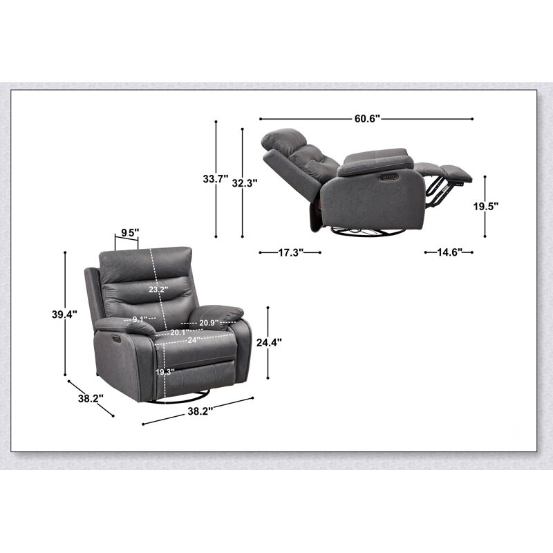 Fauteuil inclinable, inclinable et inclinable motorisé