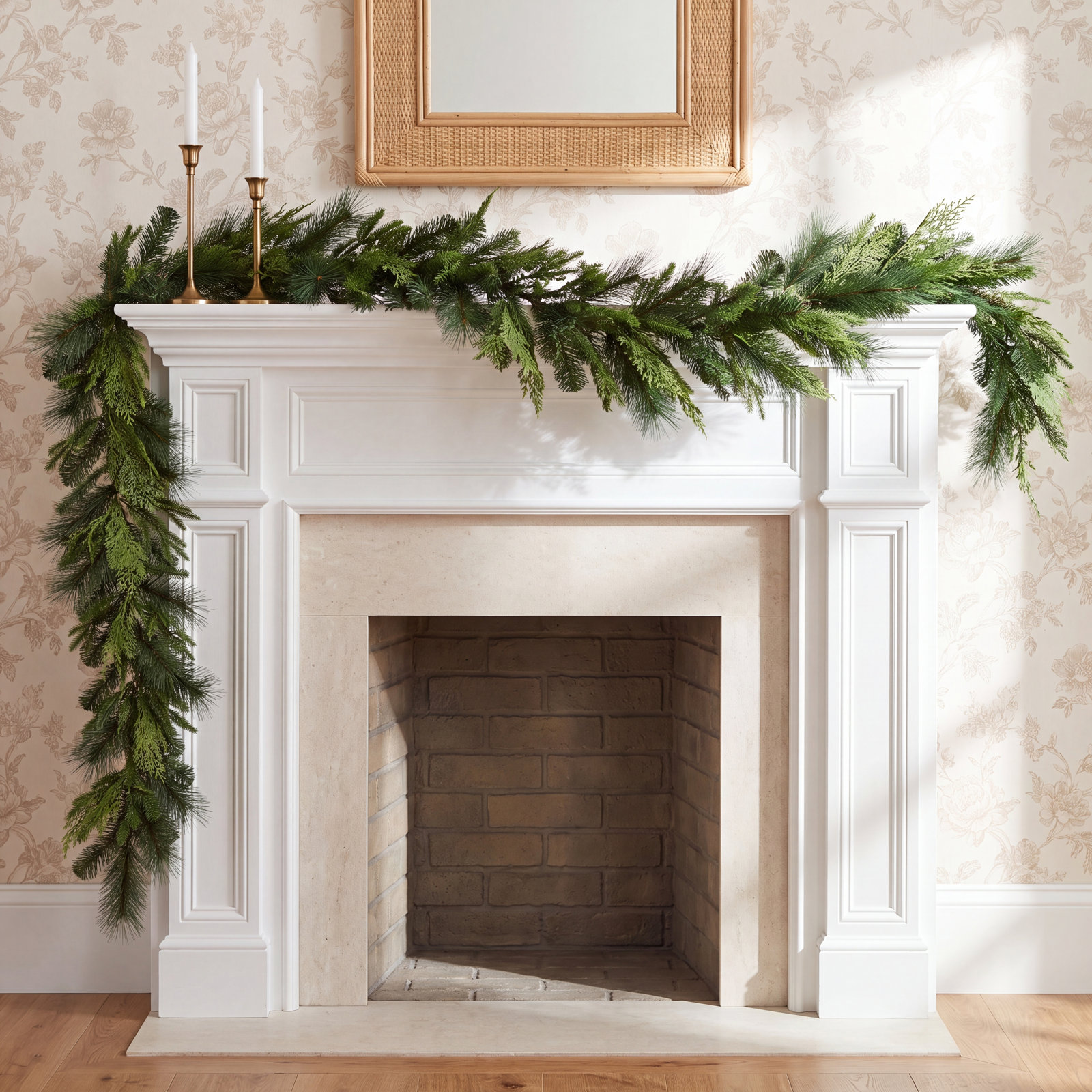48" Pine No Holiday Garland