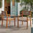 BRAIDED DINING CHAIR Light Brown