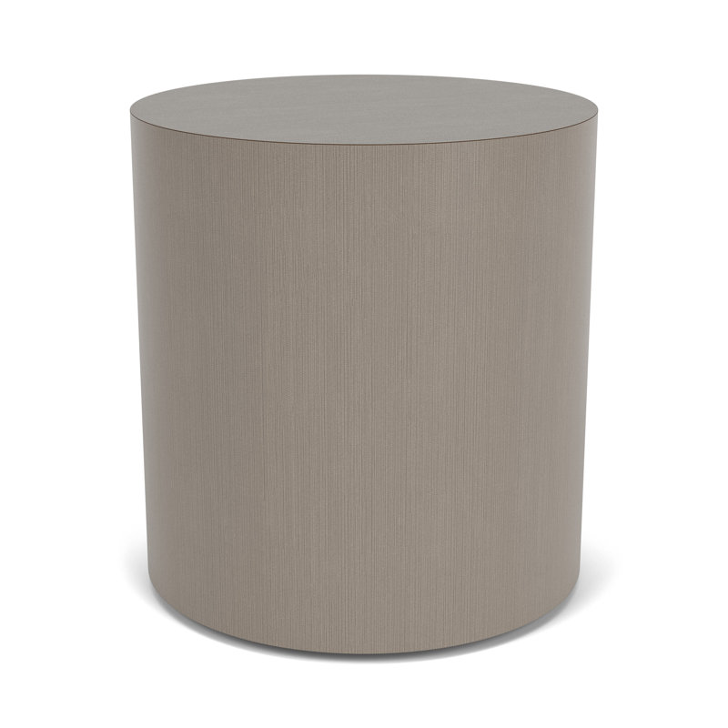 Mystic Lounge Reception 19" Cylinder Table With Laminate Top, Sarum Twill, 20"H x 19"W x 19"D