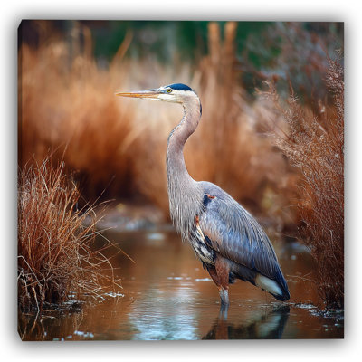 «Marsh Sentinel III», art mural sur toile tendue, 12 x 12