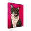 Art sur toile, bol rose-104143349