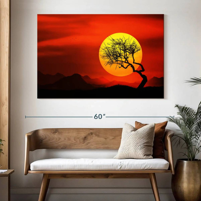 Alvord grand soleil, H 34 po x l 51 po