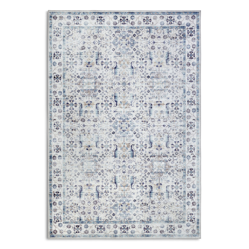 Saveh Oriental Machine Woven Area Rug, Rectangular 160 x 230cm