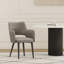 Fauteuil en métal et cuir Vegan-628547887