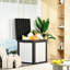 Boîte de rangement verrouillable en résine vbal-91358232