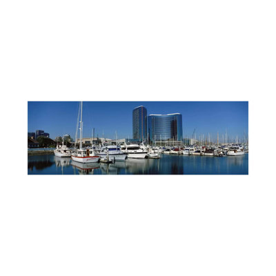 Embarcadero Marina Hotel, San Diego, California, USA - Wrapped Canvas Panoramic Print