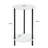 2 Piece Set Of Living Room Round Side Table, Space Decoration Table-1018293089
